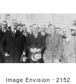 #2152 Calvin Coolidge And Members Of The National Motors Asociation