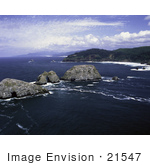 #21547 Stock Photography Of Three Arch Rocks National Wildlife Refuge Cape Meares Oregon