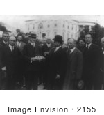 #2155 Coolidge With An American Automobile Association Emblem