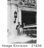 #21636 Stock Photography Of Charles Lindbergh And Wife Anne Morrow In Washington Dc