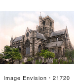 #21720 Historical Stock Photography Of The Carlisle Cathedral Church Of The Holy And Undivided Trinity
