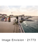 #21773 Historical Stock Photography Of People Strolling The New East Parade Promenade In Bognor Regis England