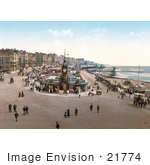 #21774 Historical Stock Photography Of The Aquarium And Clock Tower In Brighton East Sussex England Uk