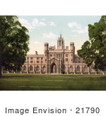 #21790 Historical Stock Photography Of St John’S College In Cambridge Cambridgeshire England United Kingdom