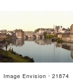 #21874 Historical Stock Photography Of The Exe Bridge In Exeter Devon England