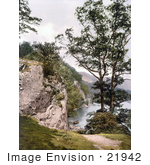 #21942 Stock Photography Of Stybarrow Crag Ullswater Lake District England United Kingdom