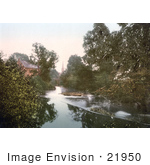 #21950 Stock Photography Of The River Monnow In Monmouth Wales Monmouthshire Gwent England Uk