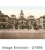 #21956 Stock Photography Of The Guards At The Front Gates Of The Horse Guards Building In London England