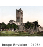 #21964 Stock Photography Of Burial Grouds At The Parish Church Of St Laurence In Ludlow Shropshire England United Kingdom