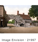 #21997 Stock Photography Of The Newport Arch Roman Gate In Lincoln Lincolnshire England