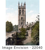 #22040 Stock Photography Of The Magdalen Great Tower In Oxford Oxfordshire England