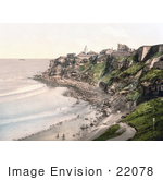 #22078 Stock Photography Of The Ruins Of The Tynemouth Priory On The Pen Bal Crag In Tynemouth Newcastle England
