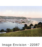 #22087 Stock Photography Of Ships In The Harbor At Teignmouth Devon England United Kingdom