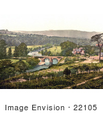 #22105 Stock Photography Of The Rothern Bridge Spanning The River Torridge Torrington Devon England United Kingdom