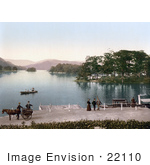 #22110 Historical Stock Photography Of Bowness-On-Windermere Windermere In South Lakeland Cumbria England United Kingdom