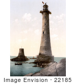 #22185 Historical Stock Photography Of People At The Historical Eddystone Light In Plymouth Devon England Uk
