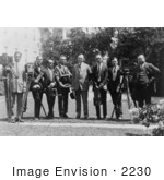 #2230 President Coolidge With White House Photographers Association
