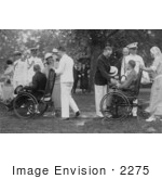 #2275 Garden Party For Wounded Men At The White House