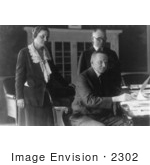 #2302 Calvin Coolidge, Israel Moore Foster and Mabel Willebrandt by JVPD