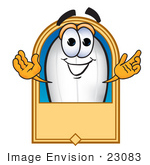 #23083 Clip Art Graphic Of A Dirigible Blimp Airship Cartoon Character Logo