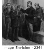 #2364 Justice John R Brady Administering The Oath Of Office To Vice President Arthur