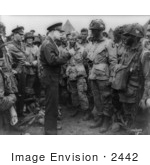 #2442 Dwight David Eisenhower Giving Orders to American Paratroopers by JVPD