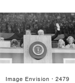 #2479 Gerald Ford And Ronald Reagan At Podium