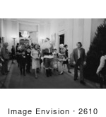 #2610 First Lady Betty Ford Santa Claus And Children
