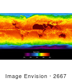 #2667 Global Average Brightness Temperature For April 2003