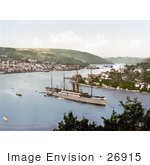 #26915 Stock Photography Of The Steamer Rms Dunottar Castle