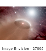 #27005 Stock Photography Of An O-Star In A Murky Star-Forming Region