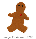 #2789 Photography Of A Gingerbread Man