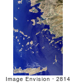 #2814 Greek Islands Of The Aegean Sea