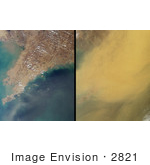 #2821 Dust Obscures Liaoning Province China