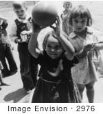 #2976 Children Playing With A Ball