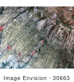 #30663 Stock Photo Of The Western Slope Of Andes Peru As Seen From Space