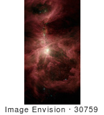 #30759 Stock Photo Of The Sword Of The Orion Nebula In Outer Space