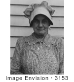 #3153 Woman Wearing A Bonnet
