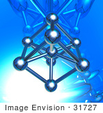 #31727 Iron Molecule Conceptual 3d Illustration