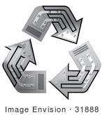 #31888 Conceptual Recycling Symbol