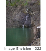 #322 Photograph Of A Waterfall At Lost Creek Lake Oregon