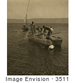 #3511 Men Fishing Lake Tiberias
