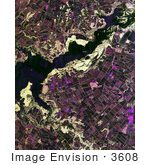 #3608 Dnieper River From Space
