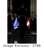 #3788 Flag Covered Casket Of Gerald Ford