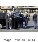 #3844 Armed Forces Honor Guard Carrying Ford Casket