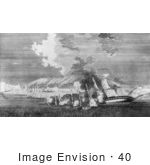 #40 Tripolitan Gun Boats Firing On The USS Philadelphia
