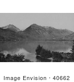 #40662 Stock Photo Of Upper Twin Lake And The Mountains In Colorado