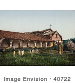 #40722 Stock Photo Of The Mission San Antonio De Padua In California