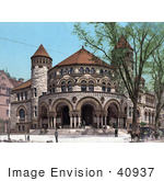 #40937 Stock Photo Of The Osborn Hall At Yale University In New Haven Connecticut
