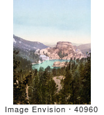 #40960 Stock Photo Of A View Of Sylvan Lake In Custer State Park South Dakota
